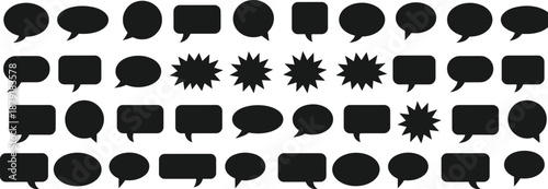 Tree climbing silhouette set, climbers with rope and harness across diverse tree shapes, flat vector illustration