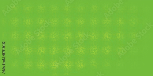 Dots halftone green color pattern gradient texture with technology digital background. Dots pop art comics with nature graphic design