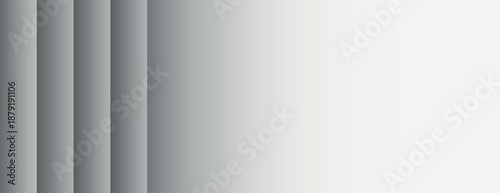 Gray gradient background with smooth texture. The background transitions from dark gray to light gray, creating a sleek, modern look. Minimal abstract gradient graphic vector background