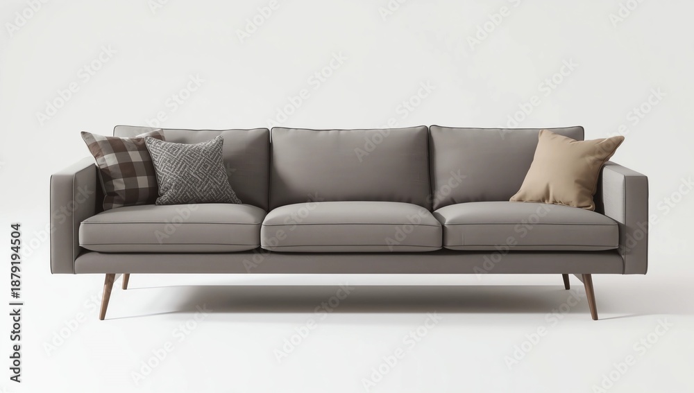 Obraz premium Modern sofa on white background