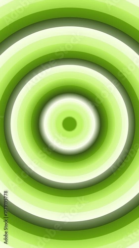 Wallpaper Mural Green Concentric Circles Abstract Hypnotic Optical Illusion Loop Torontodigital.ca