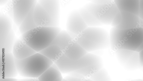 Obraz na plátne Gray and white gradient pattern with celllike shapes