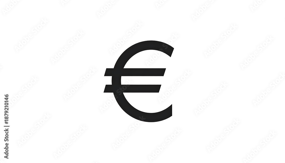 Obraz premium Simple euro symbol