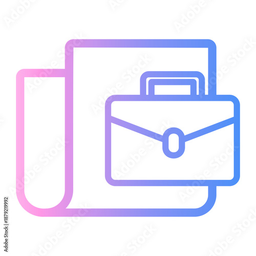 jobs Line Gradient Icon