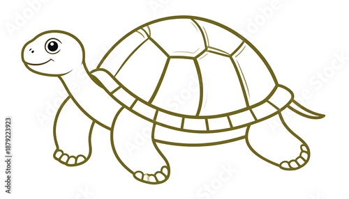 Cute cartoon turtle