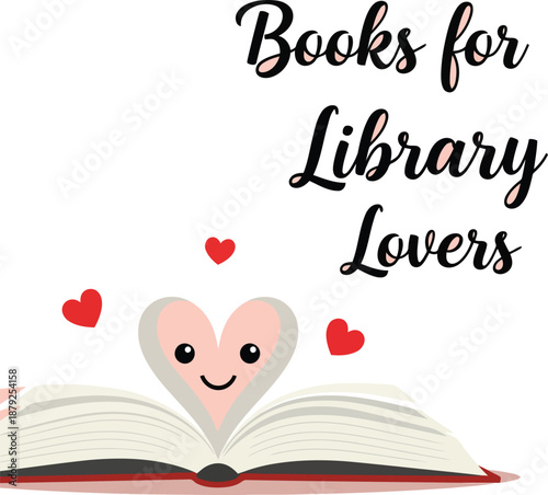 Charming Books Design for Library Lovers