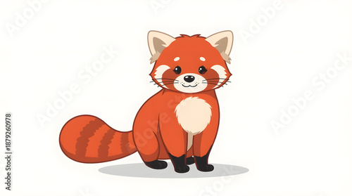 Himalayan Red Fox Vector – Mountain Wildlife Illustration