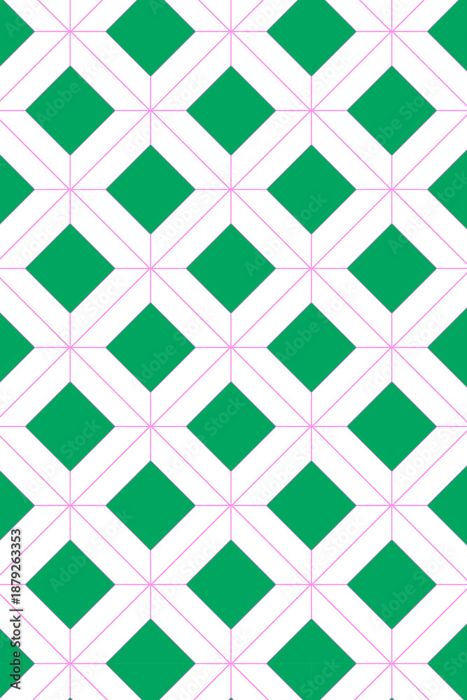 Fototapeta premium Green pattern background png transparent, abstract geometric design