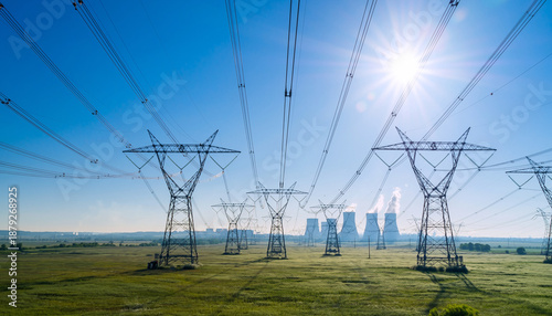 Electricity transmission network, power grid infrastructure and energy security