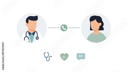 Doctor and Patient Telemedicine Consultation via Phone Call