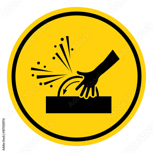 Moving Sandpaper On Sander Symbol Sign ,Vector Illustration, Isolate On White Background Label.EPS10