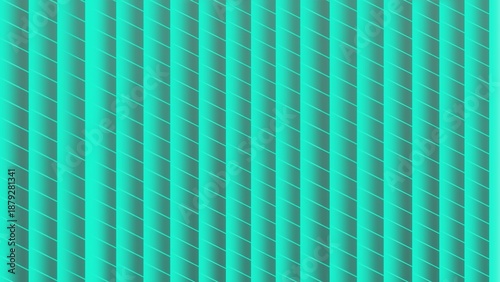 Teal Vertical Striped Pattern with Shiny Highlights, Modern Background