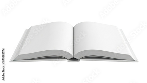 Open Blank Book