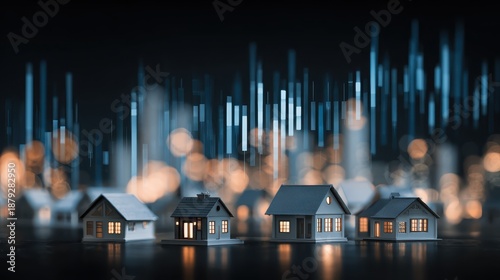 Real estate investment financial with investment, real estate, mortgage, planning, financial, value, real