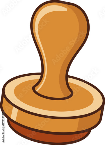 rubber stamp isolated