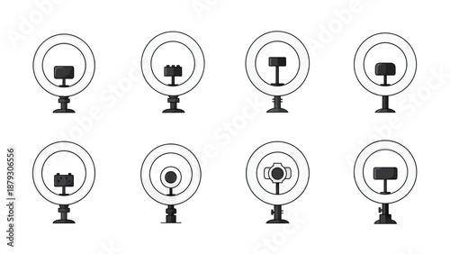 Set of Ring Lights for Photography and Video