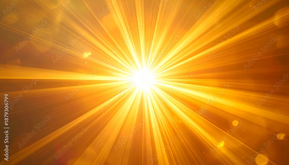 Obraz premium Radiant burst of light emanating from a central point, creating a starburst effect.