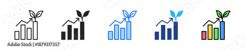 Sustainable Value Icon Set Multiple Style Collection