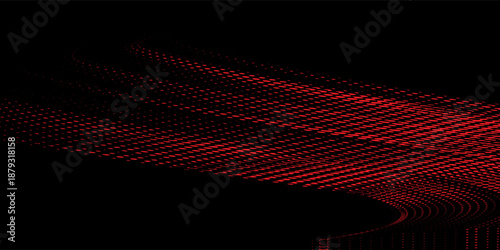 Red black brush stroke pattern car sticker abstract banner sporty lines red black color combination brush stroke pattern grunge motorsport racing design, Eps 10.