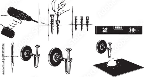 Step by step guide to installing wall anchors correctly