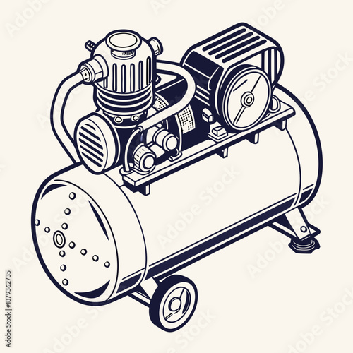 Industrial air compressor