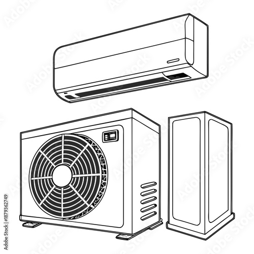 Air conditioning unit diagram