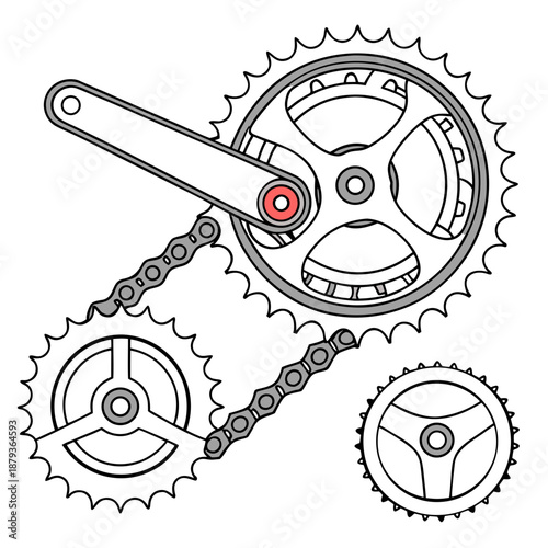 Bicycle gear system