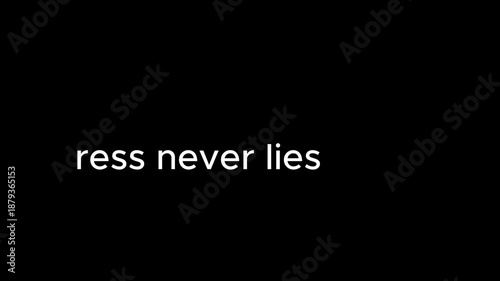Minimalist screen with simple text