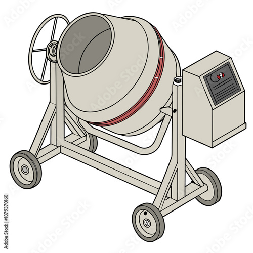 Concrete mixer machine