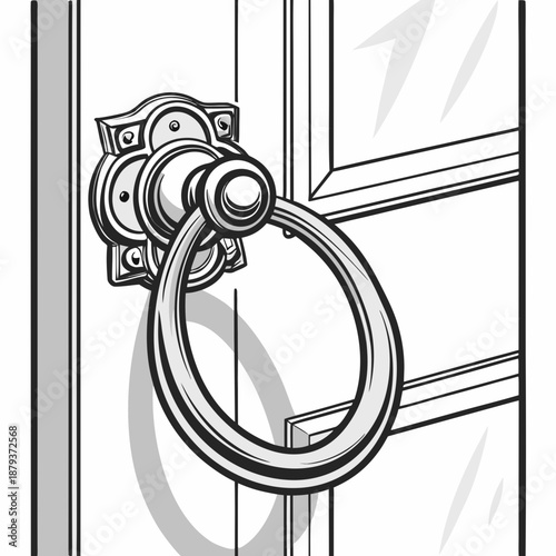 Classic door knocker