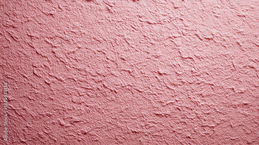 Fototapeta premium Textured Wall with Abstract Patterns in Coral Color Fading To Light Background with Cracks and Scratches for Design Projects and Backgrounds and Mockups