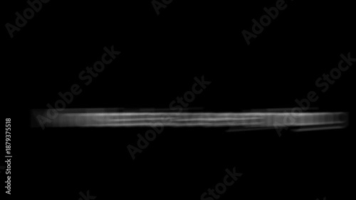 Dynamic light trails in motion on dark background