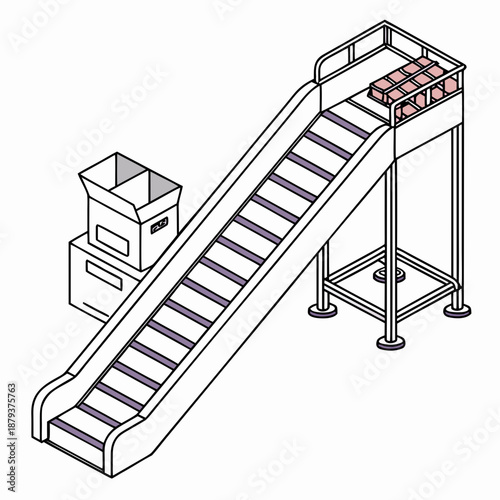 Industrial conveyor belt system