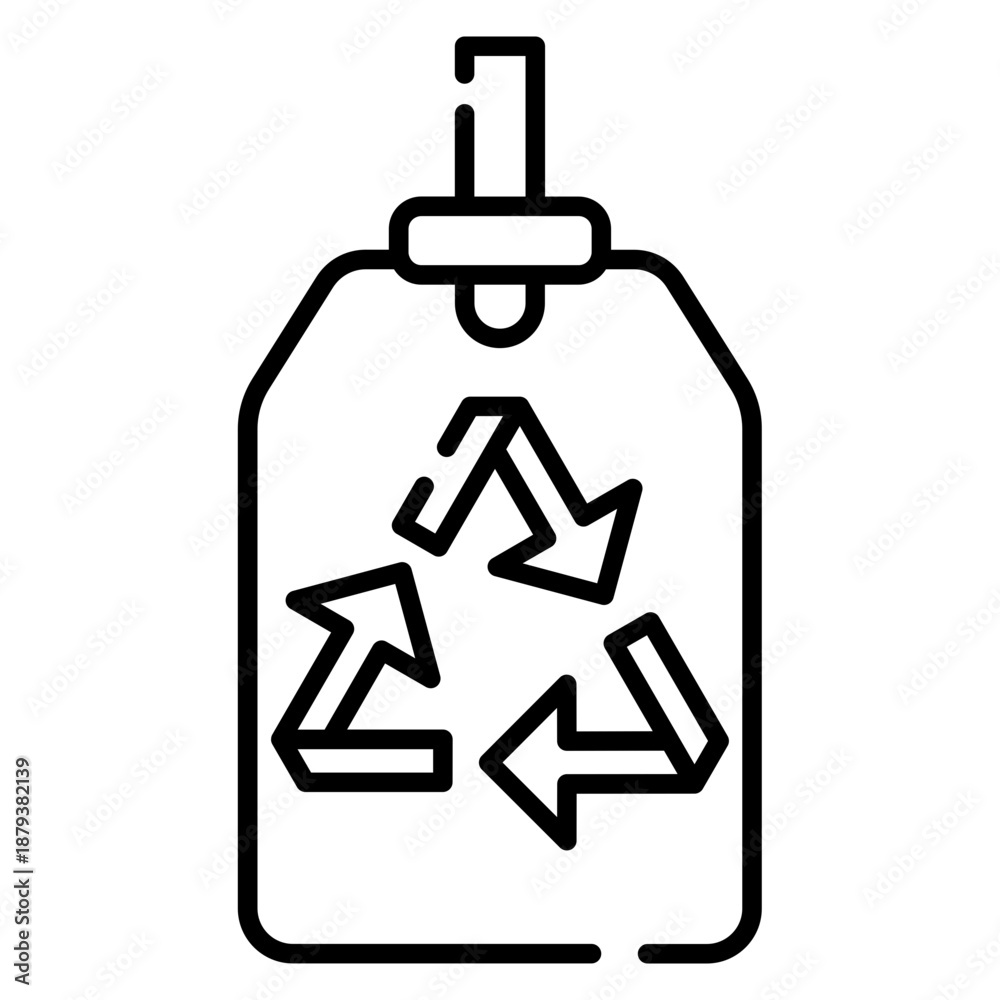 Fototapeta premium Ecology label icon