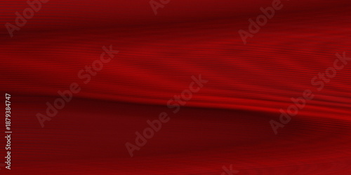 Bild auf Leinwand exclusive abstract background with a deep red to burgundy gradient with a linear texture and a shimmering effect, reminiscent of fine corduroy or silk fibers reflecting light