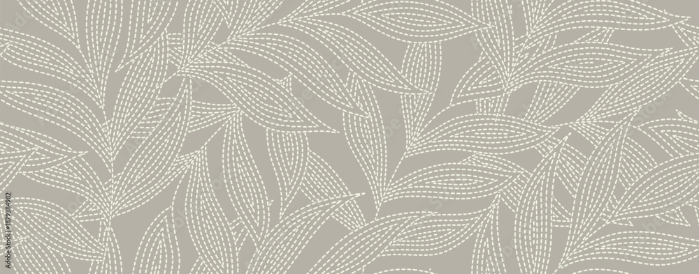 custom made wallpaper toronto digitalAbstract floral palm leaves seamless pattern.