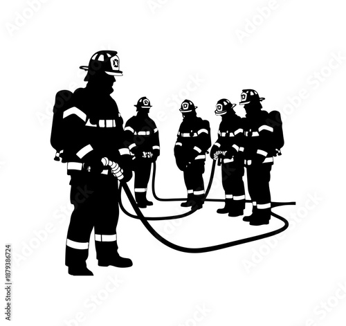 Firefighters in Action