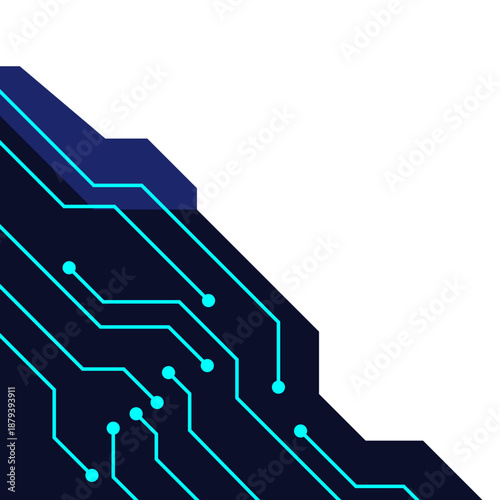 Futuristic Corner Circuit