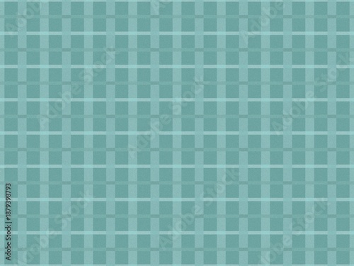 Minimalist teal plaid checkered pattern for clean textile background designs