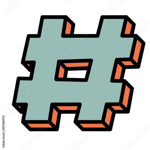 Hastag icon