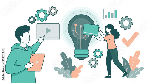 Creative Business Process: Innovation, Idea Generation, and Digital Development