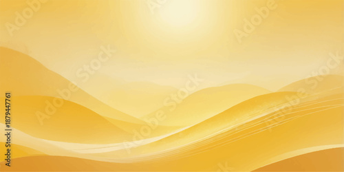 Wallpaper Mural Abstract orange vector background with waves and gradient design Torontodigital.ca