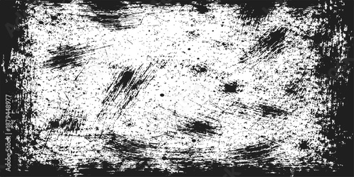 Black and white grunge textured background