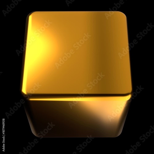 Elegant Dark Golden Rectangle with Radiant Illuminated Edges and Soft Rounded Corners, Creating a Compelling Abstract Visual on Black