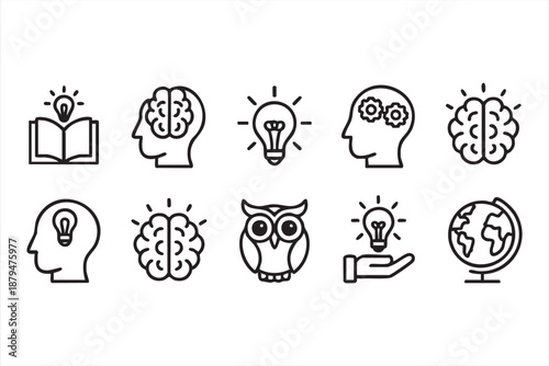 Learning Concept Line Icons for Academic Dashboards and Web Apps