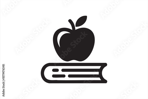 Academic Education Icon for Learning Apps, Schools, and Knowledge Systems