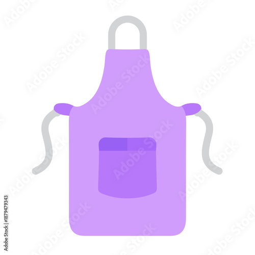Apron Vector Flat Icon Design