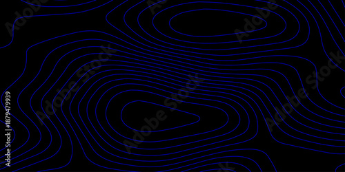 Abstract fractal background with a blue light burst and circular motion patterns features a 3d spiral vortex design over a black texture backdrop