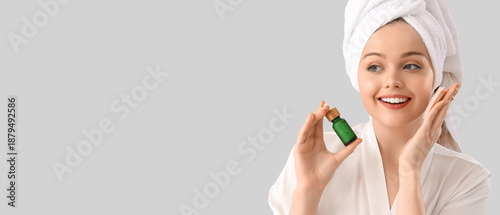 Beautiful young woman with ...