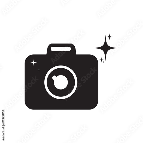 Camera icon set. photo camera icon. camera photography icon.